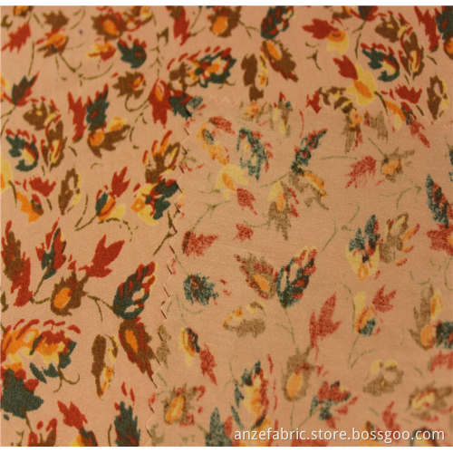 100%Ecovero rayon poplin fabric discharge printed fabric